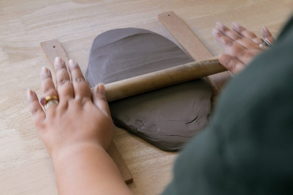 Feb 2025 Delhi In person Pottery Workshop Handbuilding Clay Slabwork Ceramic Mug